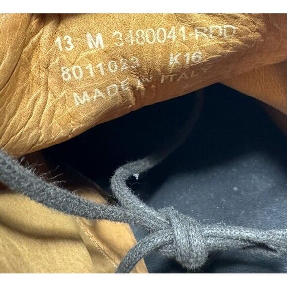 Frye Chase Chukka Men’s Size 13 M Brown Leather 3480041-RDD Boots Made In Italy - Picture 7 of 8